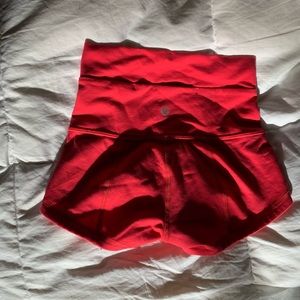 Red lulu spandex